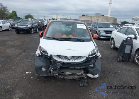 2016 Smart Fortwo из США, поврежденный, VIN WMEFJ5DAXGK054834